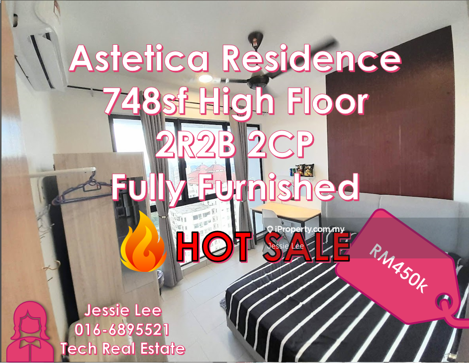 Subsale unit, high floor, fully furnished 450k