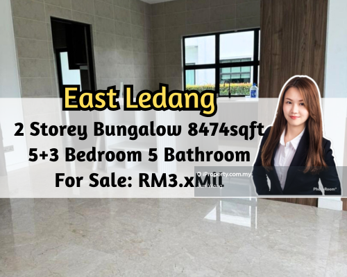East Ledang, 2 Storey Bungalow 8474sqft, 5 plus 3 Bedroom 5 Bathroom