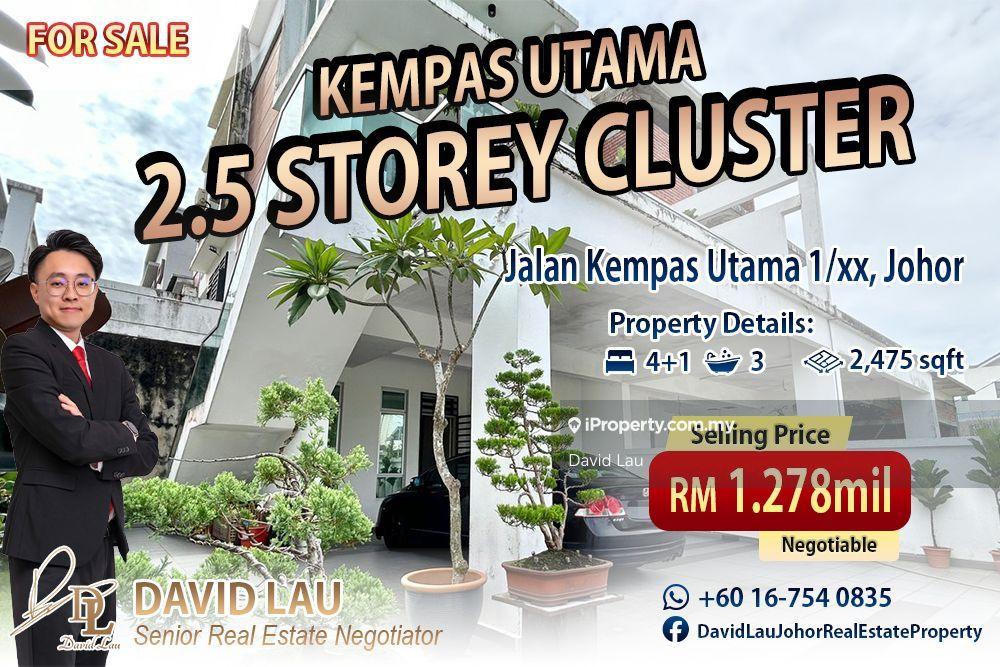 Kempas Utama 2.5 Storey Cluster Unblock View