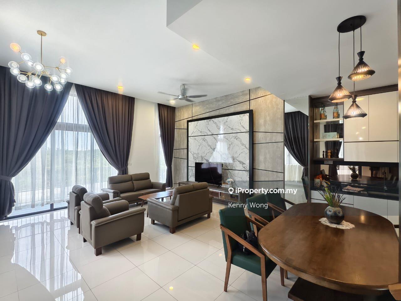 Double storey semi d renovated and guarded at sunway emerald residence
