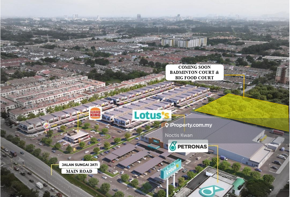 Facing Mainroad, next to Lotus, Bank, Big Foodcourt, Burger King Mcd