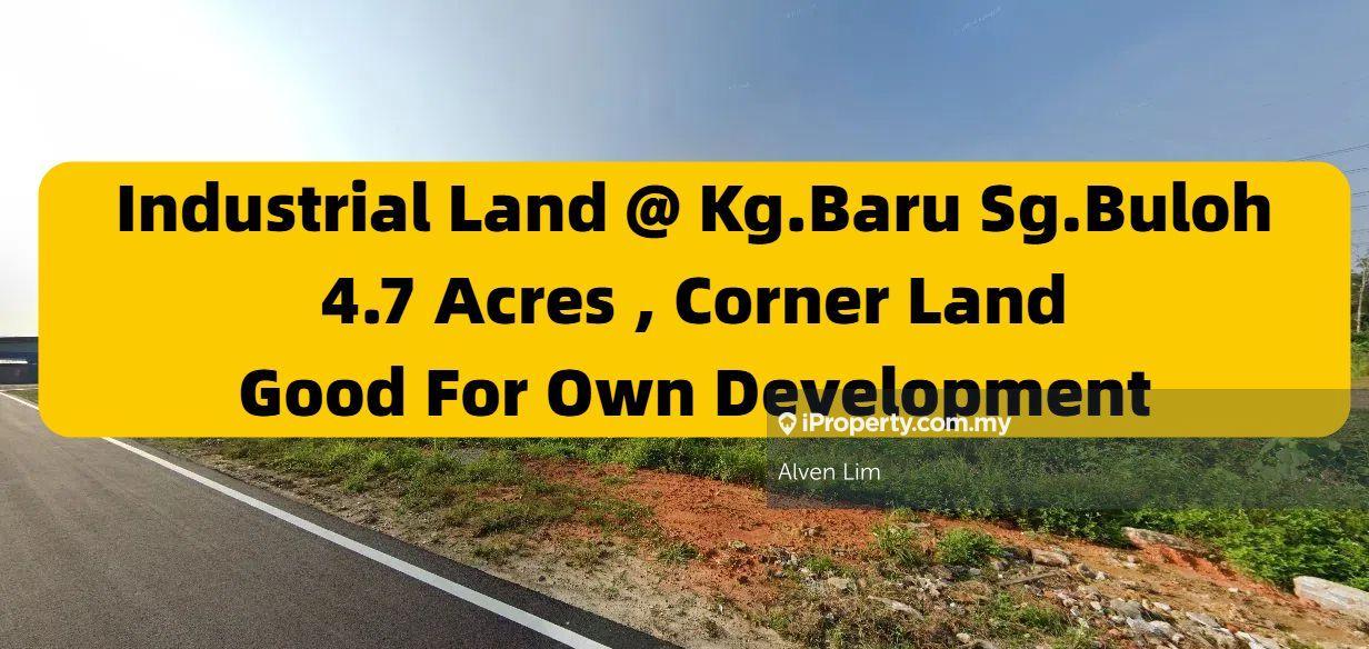 Industrial Land, Corner, 4.7 acres, Kampung Baru Sungai Buloh