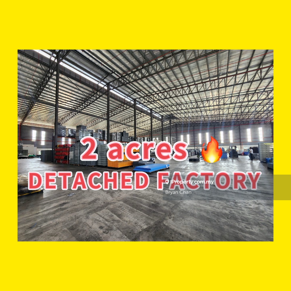 2 acres! Detached Factory @ Rawang Bukit Beruntung