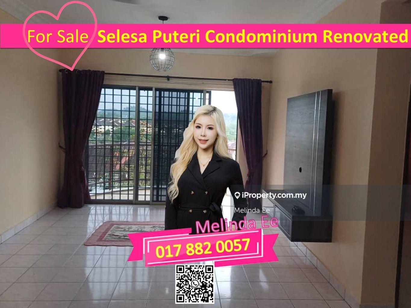 Skudai Selesa Puteri Condominium Renovated 3bed Rm500 Can Buy