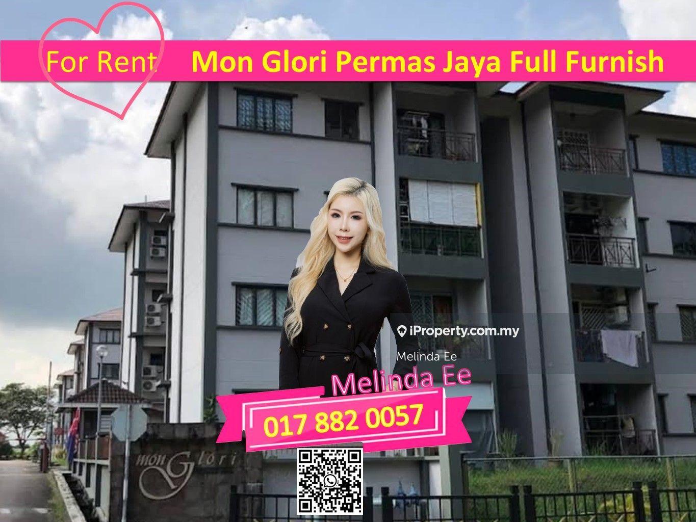 Masai Mon Glori Apartment Permas Jaya Fully Furnished 3bed
