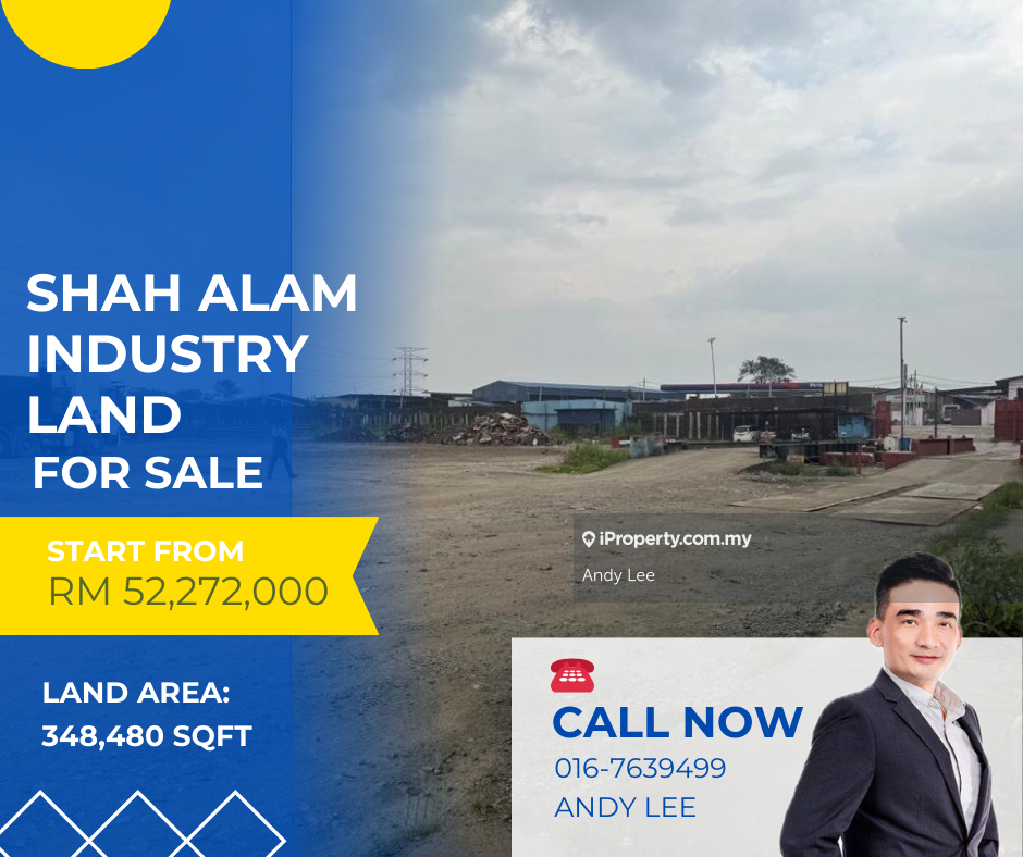 Shah Alam Bukit Kemuning Industry Land for Sale