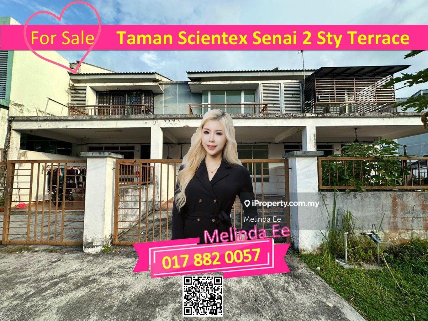 Senai Taman Scientex Senai Nice Design 2 Storey Terrace 4bed