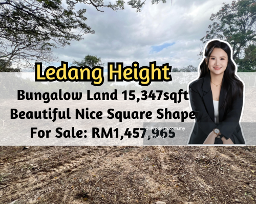 Ledang Height Bungalow Land Beautiful Nice Square Shape Excellent View