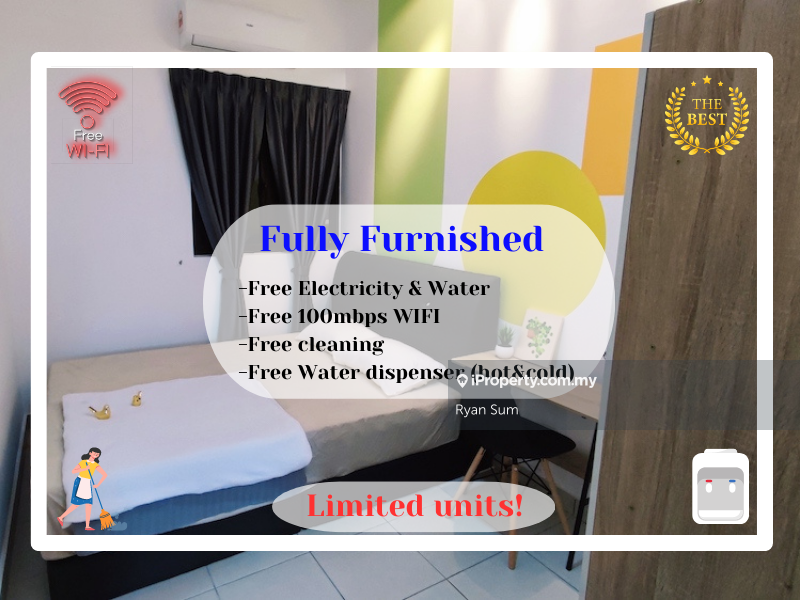 Fully Furnished Room Free Wifi, Electricity, Housekeeping