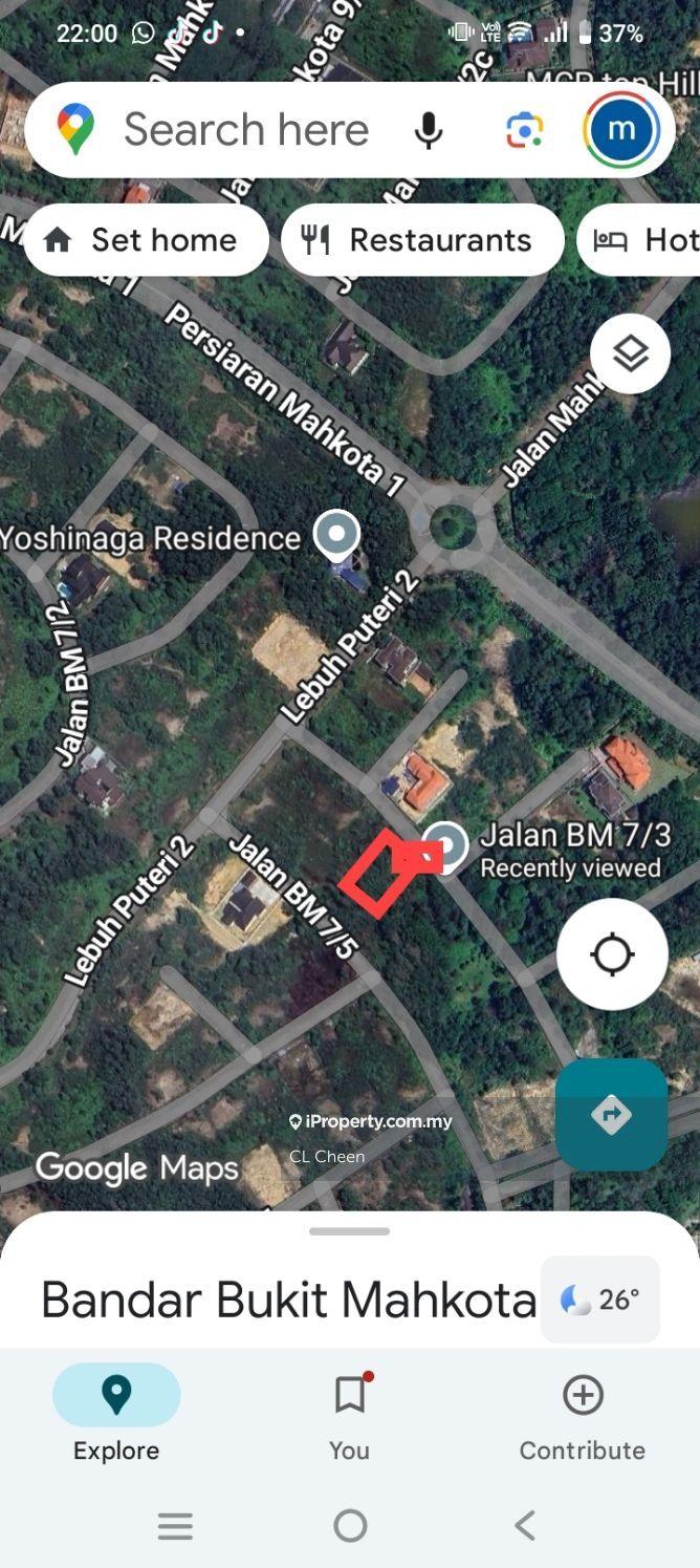 Bungalow Land for sale@Bandar Bukit Mahkota Bangi