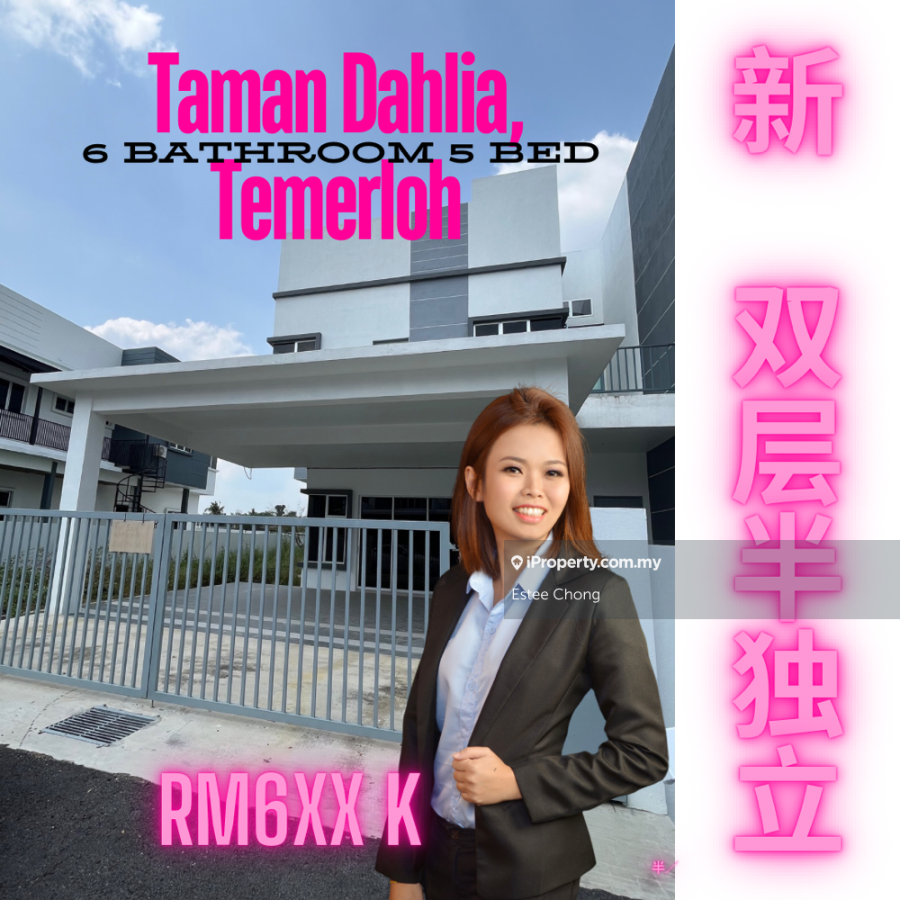 2 Storey Semi D Infront tf Value Mall Temerloh 