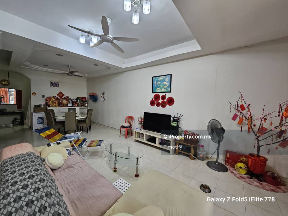 Double storey house for sale in town area