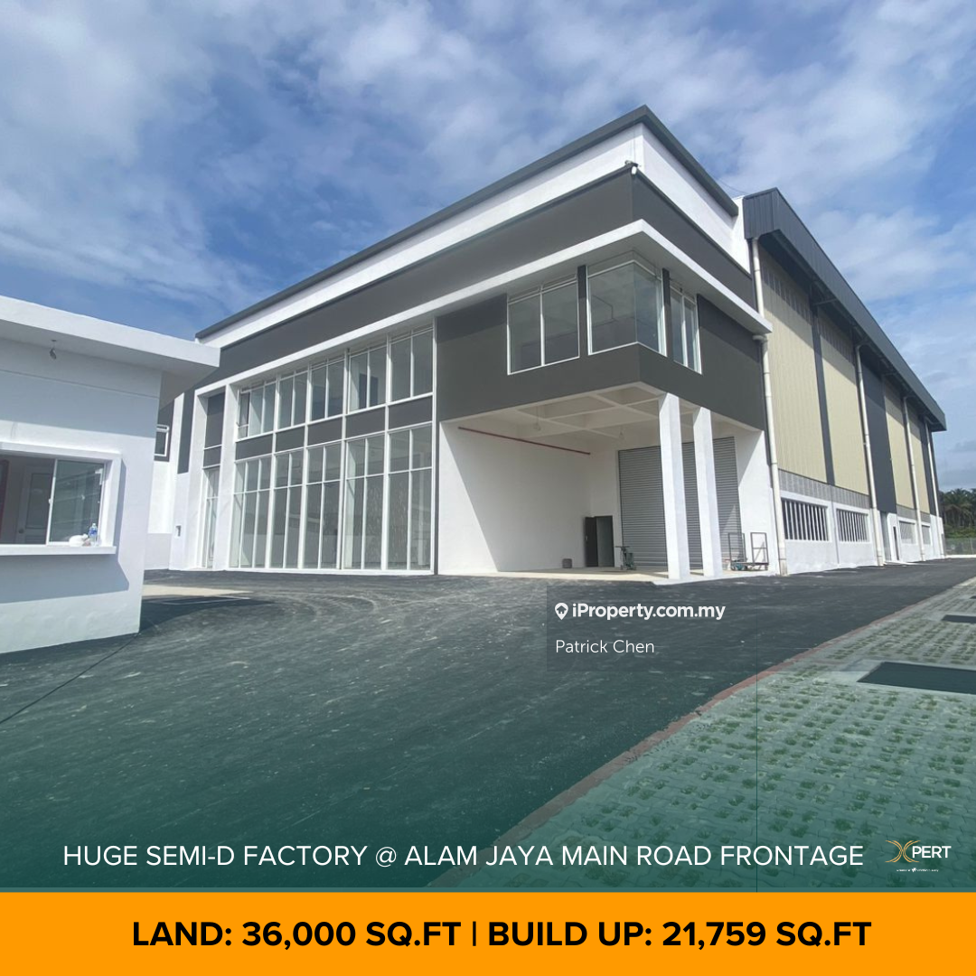 New Factory Main Road Frontage Puncak Alam, Sungai Buloh Damansara