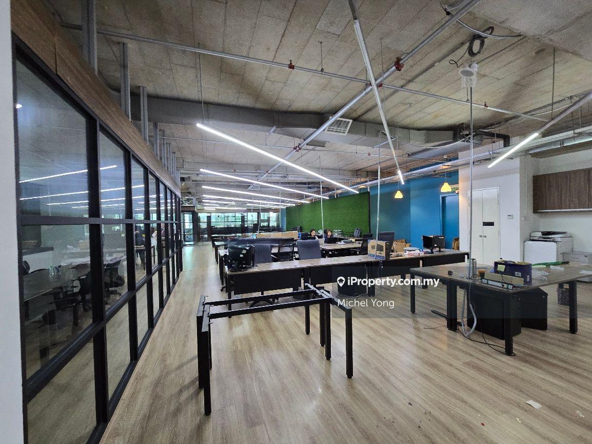 Fully furnished 4300sf office Ready move in walk to Mid Valley LRT KTM