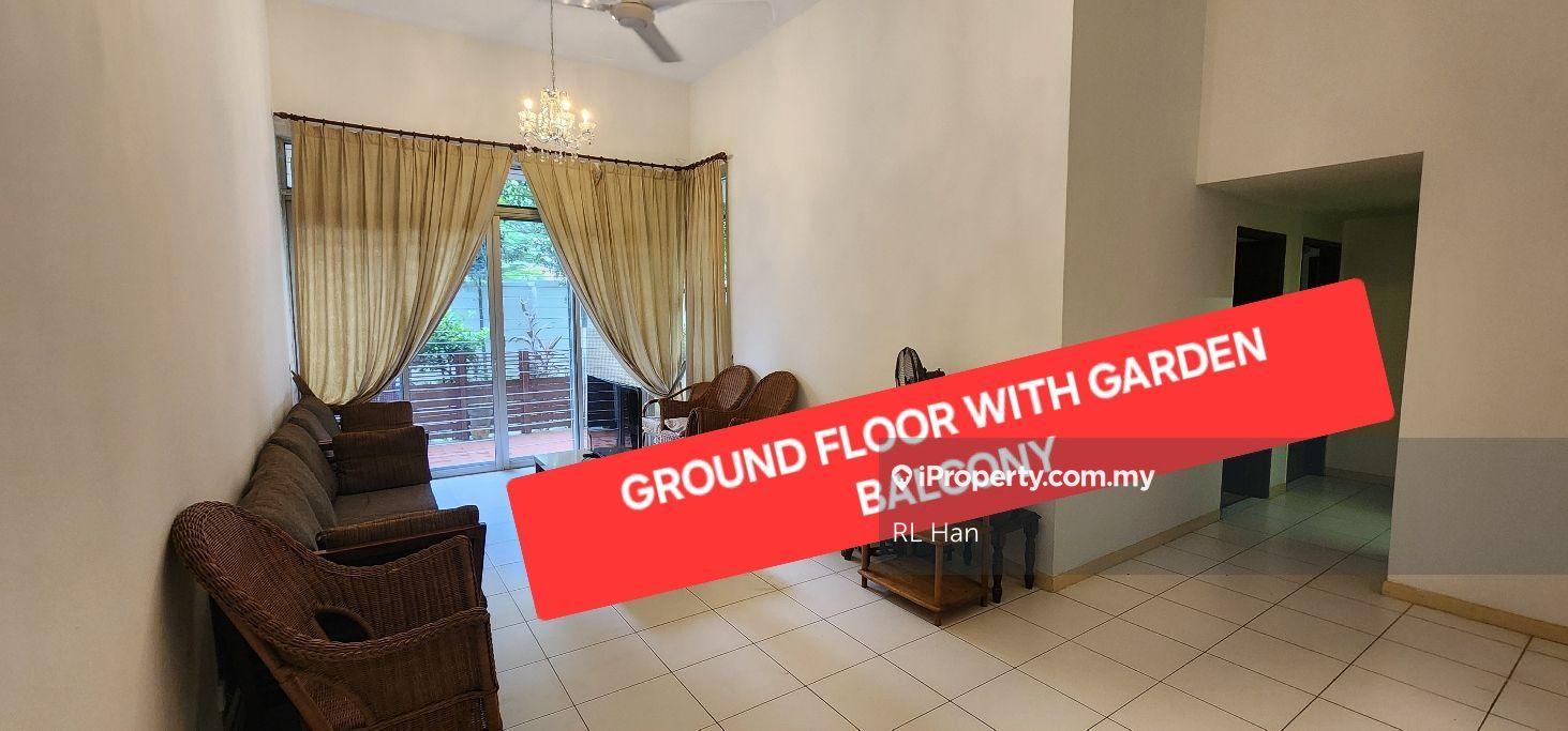 Ground floor unit with garden balcony