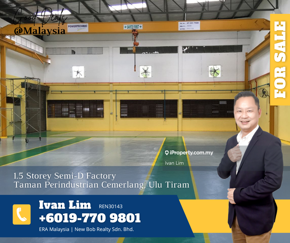 1.5 Storey Semi-D Factory @ Taman Perindustrian Cemerlang