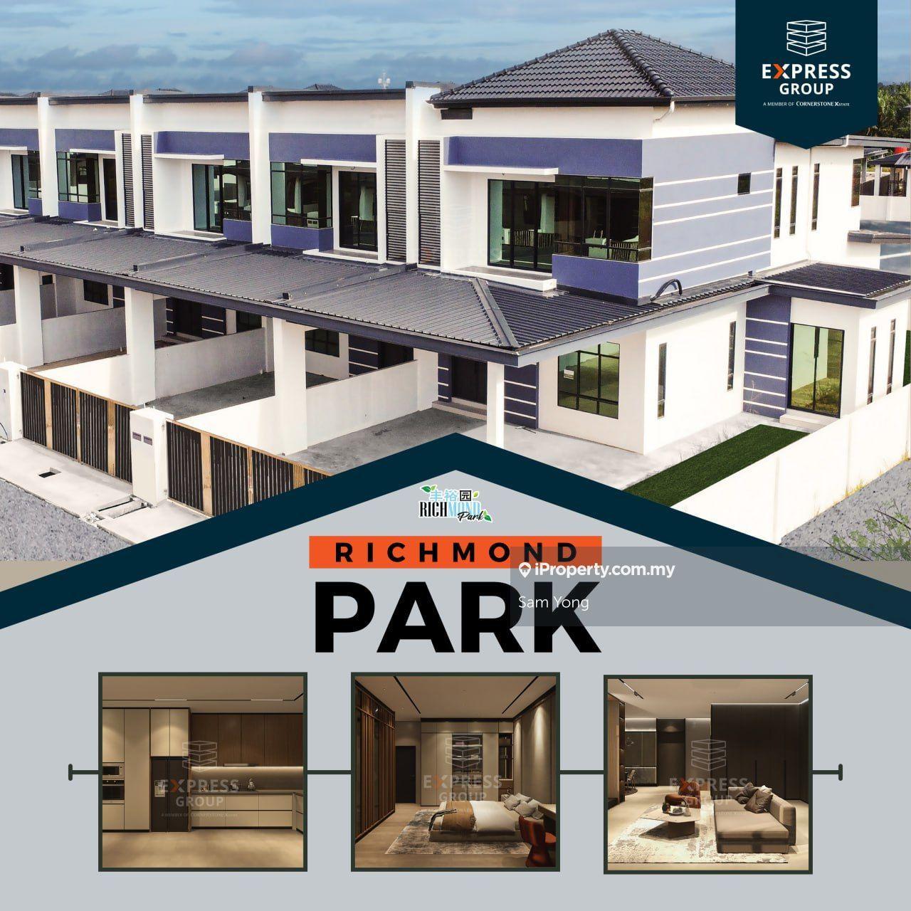 Double Storey Houses in Richmond Park, Miri By-pass