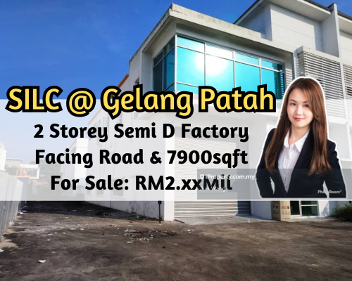 Silc @ Gelang Patah, 2 Storey Semi-D Factory, Facing Road, 7900sqft