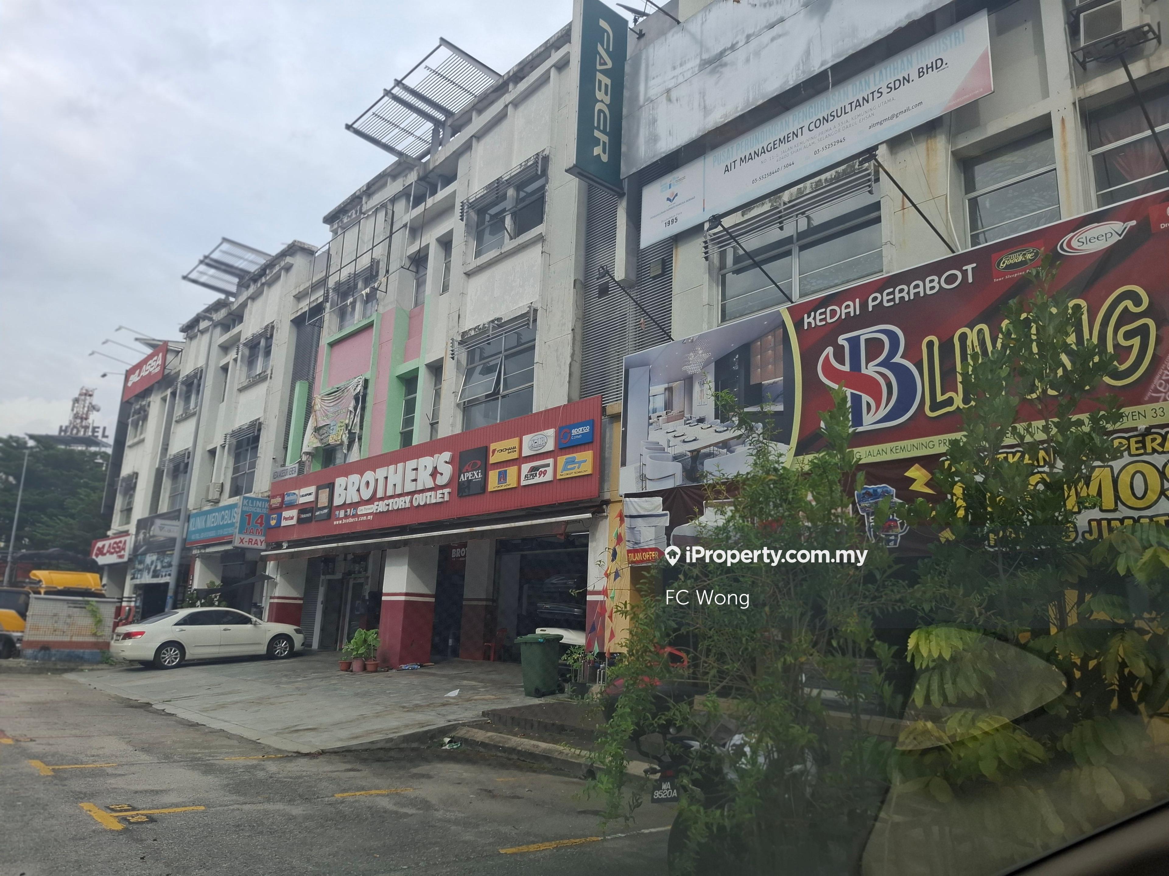 Kemuning Utama 3 Storey Shop Office 5400 Sf Shah Alam for Sell