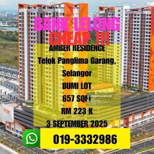 Bank Lelong The Amber Residences 257 Telok Panglima Garang Selangor