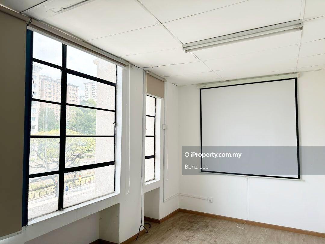 Kepong desa aman puri office sale main road freehold rooms aircond