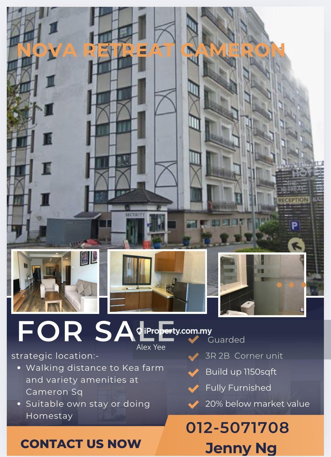Fully Furnished Corner unit 