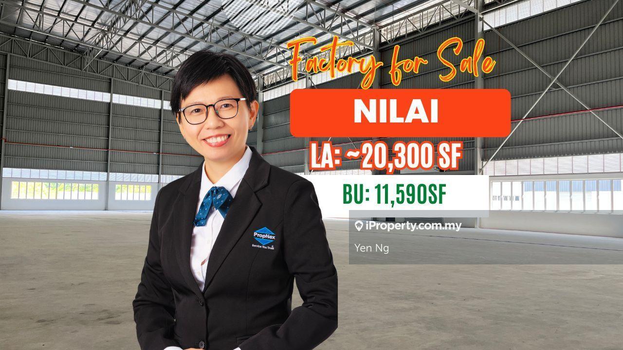 New 2 Storey Detached Factory for Sale at Nilai Industrial Park, Nilai