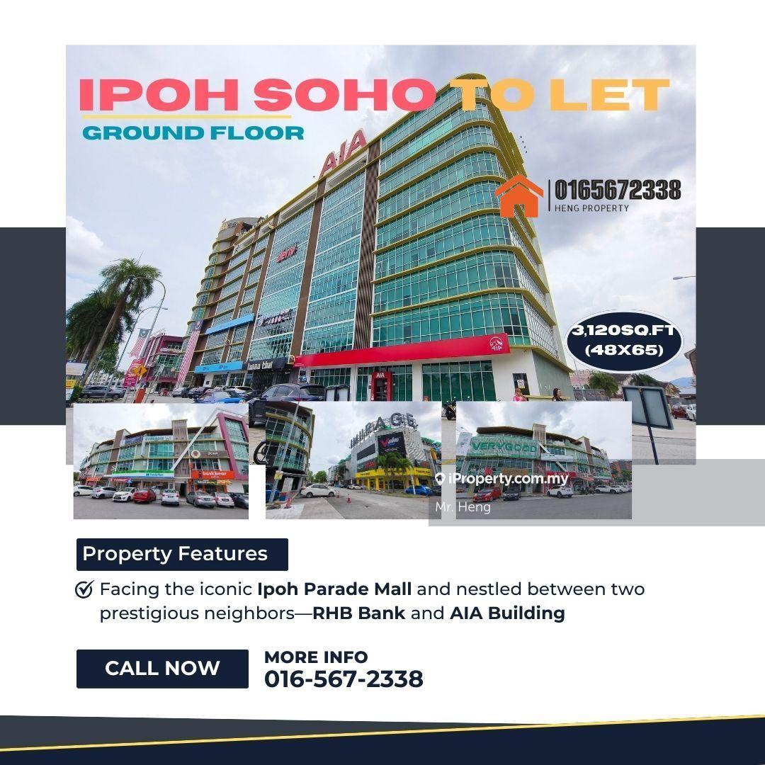 Prime soho rental at jalan sultan iskandar shah  ipoh