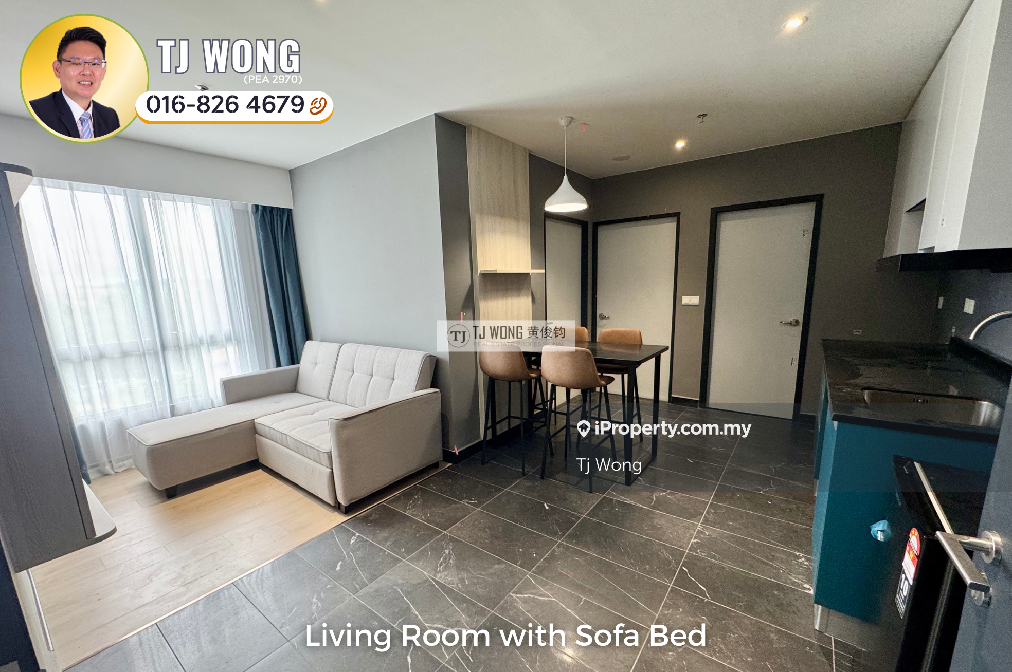 Vetro 11 kk City - 2 rooms. Qe Hospital. Corner Fully Furnished.
