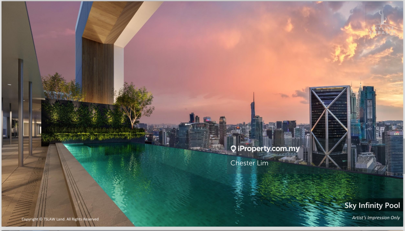 KL Embassy area freehold direct link bridge to MRT & LRT