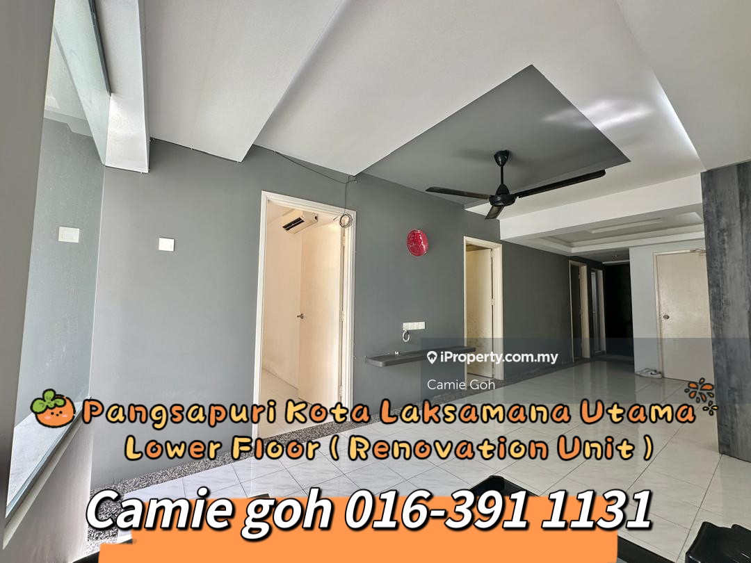 Lower floor with renovation @ pangsapuri kota laksamana utama melaka
