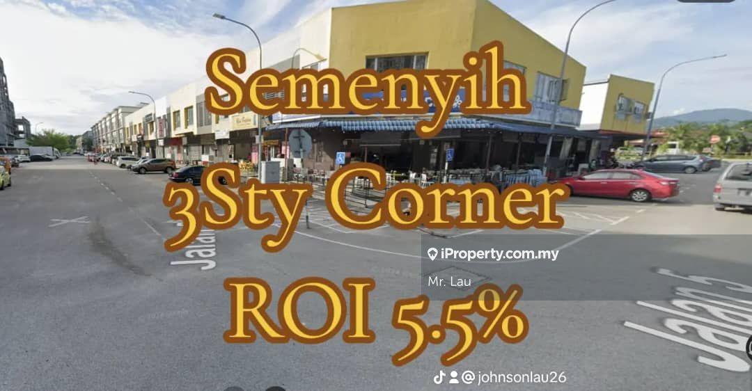 Semenyih 3 Sty Corner Shop Roi 5.5%