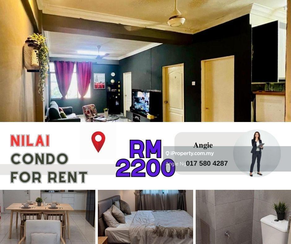Nilai condo for rent - fully furnished