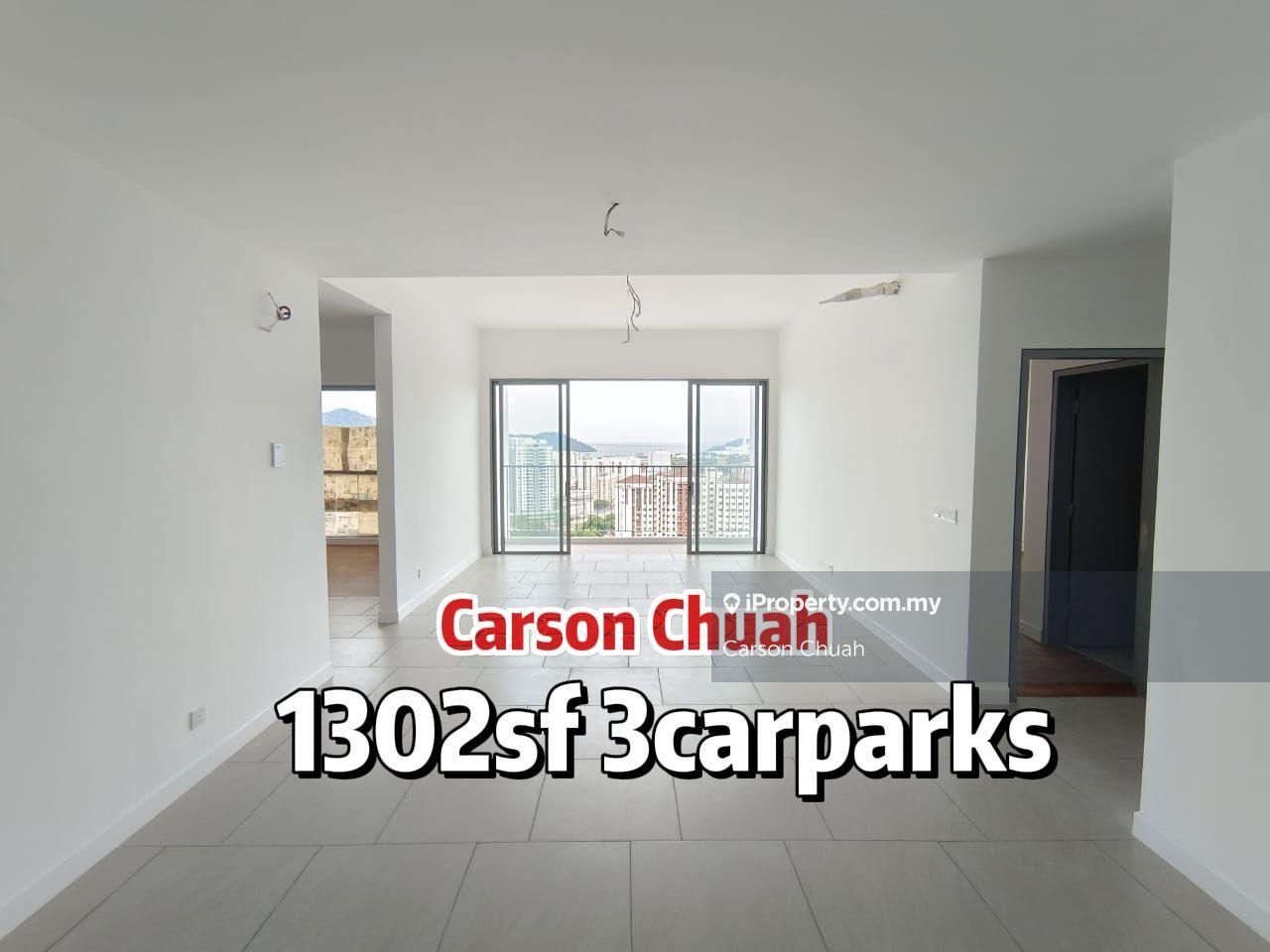 Triuni Residences 1302sf Seaview high floor 3 Car Parks