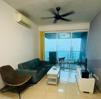 Renovated full loan walk to lrt bukit jalil kl full furnished high roi