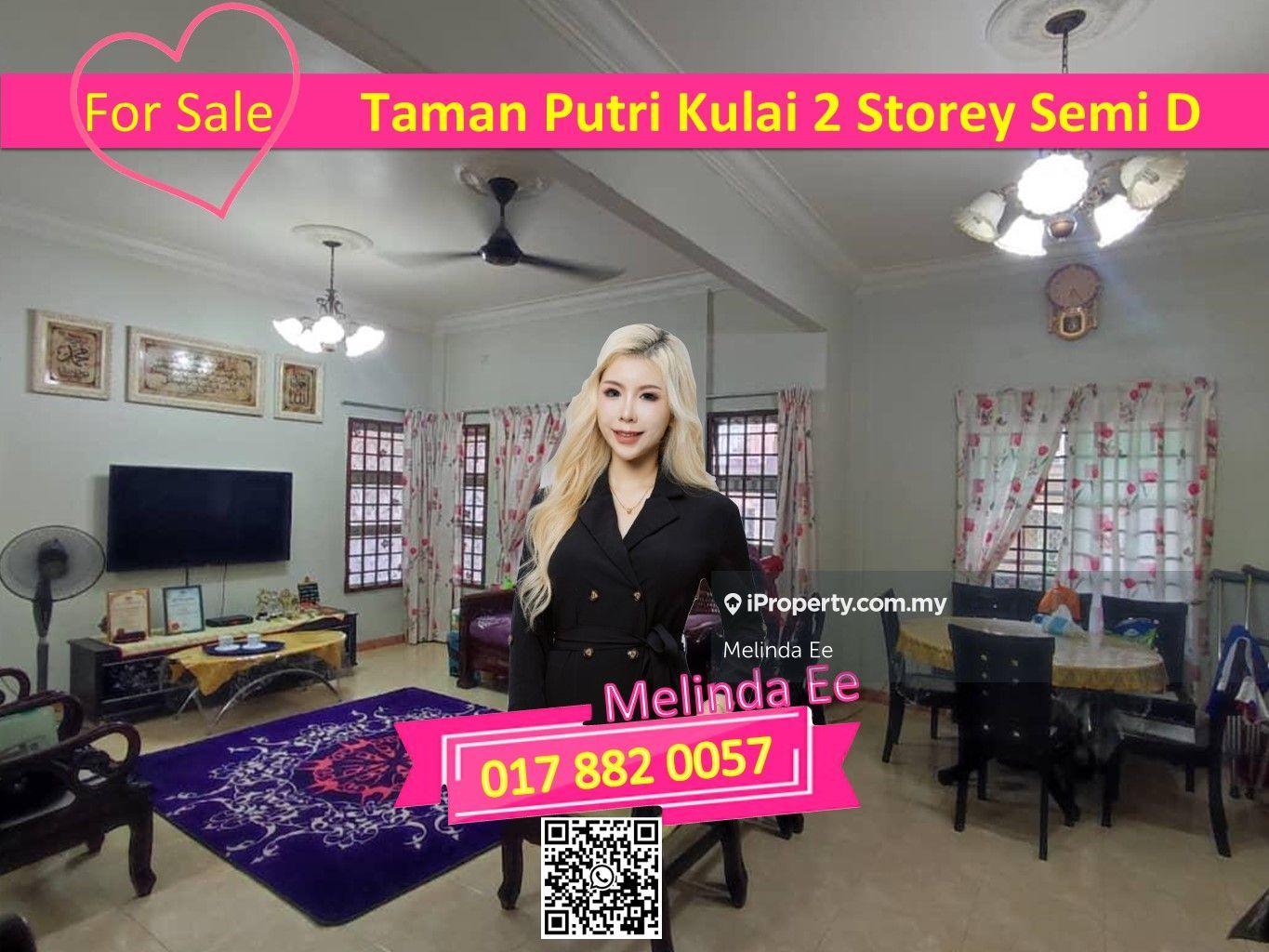 Kulai Taman Putri Renovated 2 Storey Semi D House 5bed Got Cashback
