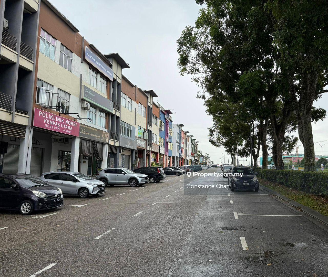 Kempas Utama 3 Storey Shoplot For Sale, Whole Block Tenanted