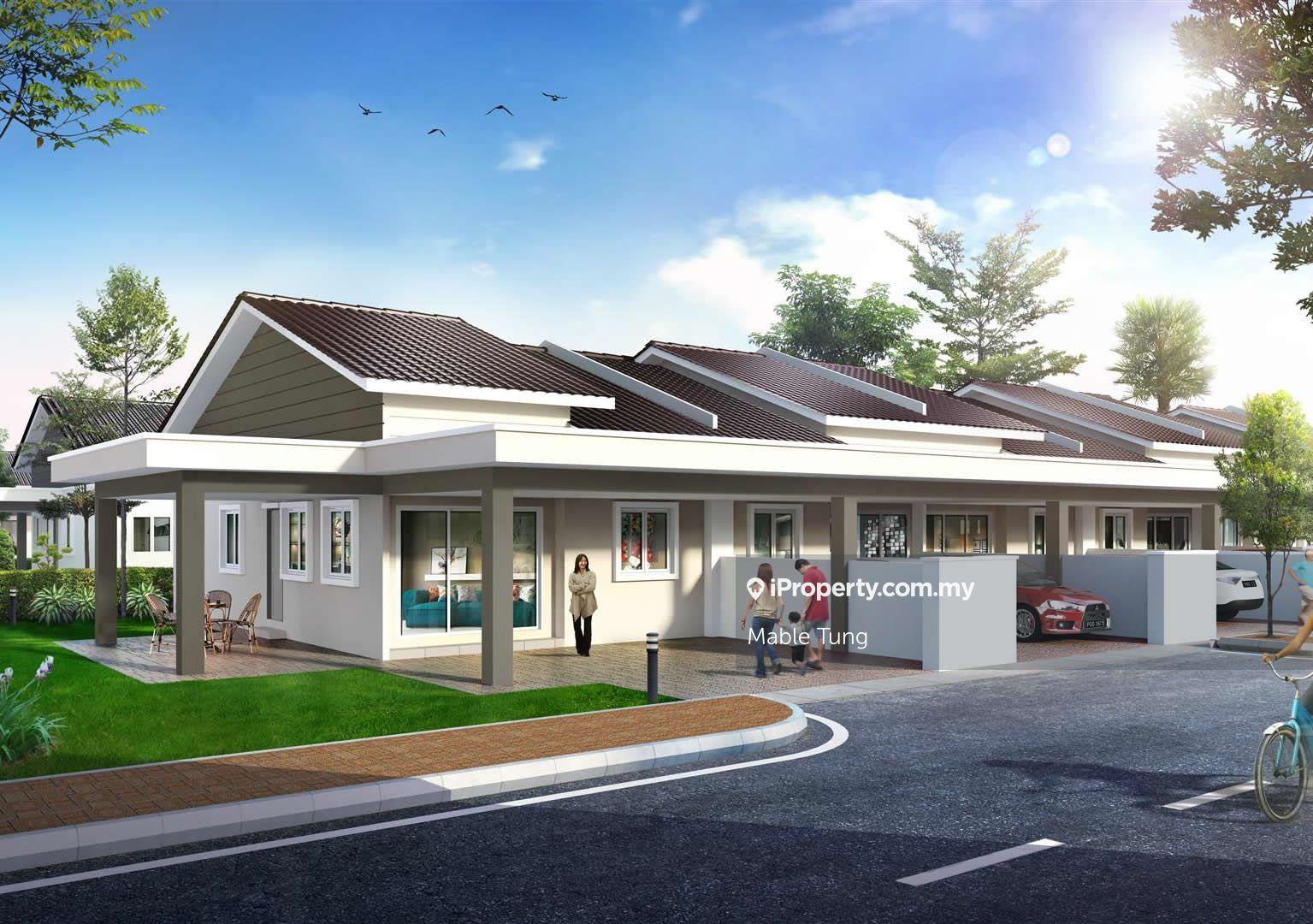 Freehold Rm0 Downpymt Single Storey House 22x70 nr Bertam Cheng Melaka