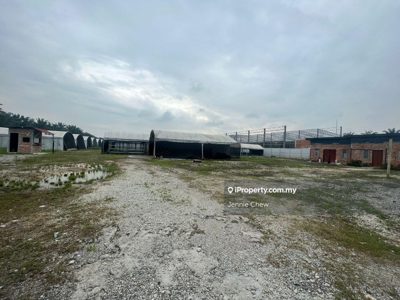 Cheaper rent Telok Panglima Garnf flat land with fencing beside road 