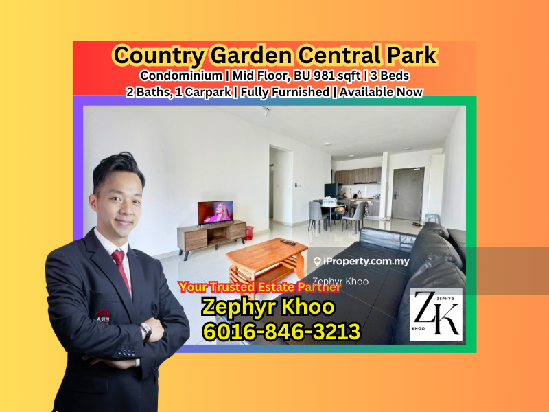 Country Garden Central Park Condominium For Rent