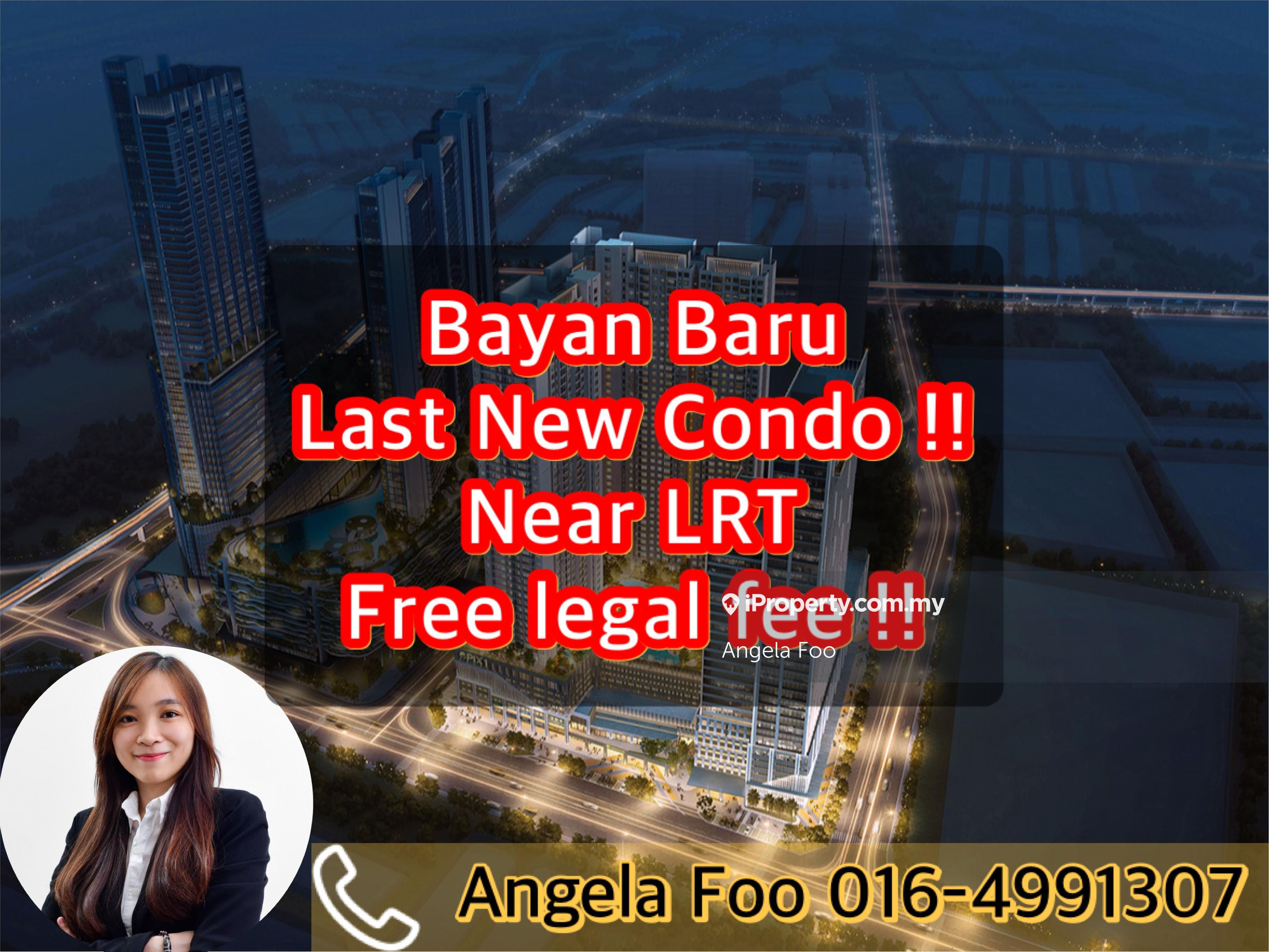 Last new condo in Bayan Baru area, 4 bedrooms layout, free agent fee!