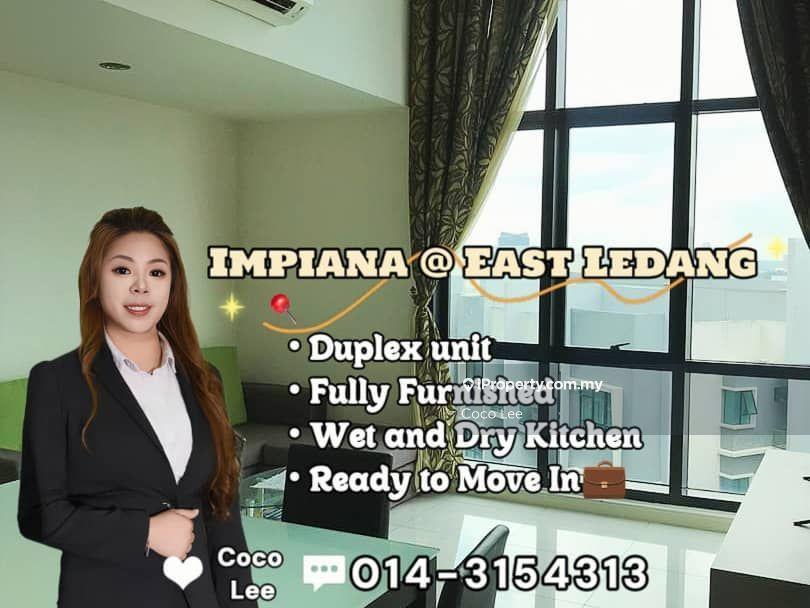 Impiana, East Ledang @ Fully Furnished Duplex unit