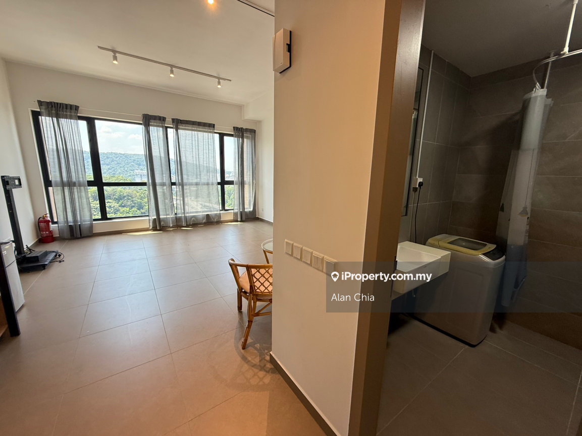 Mossaz studio actual unit with partly furnish include washing machine