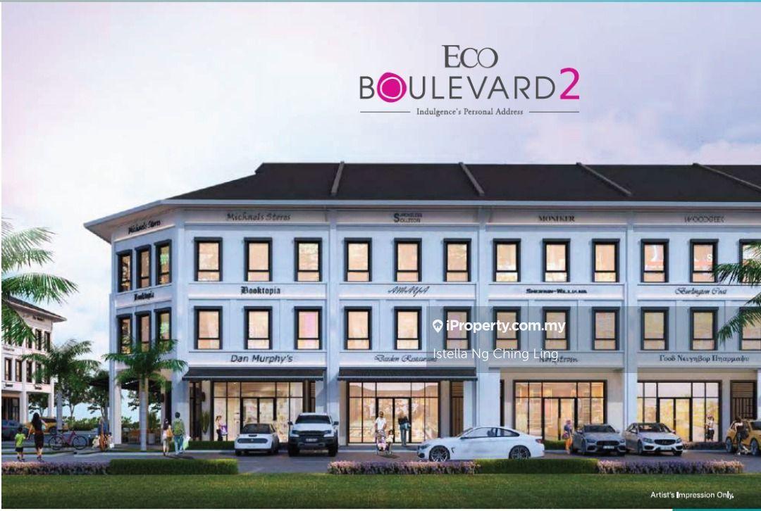 Eco Boulevard @ Eco Botanic 2 Brand New Shop For Rent - End Lot