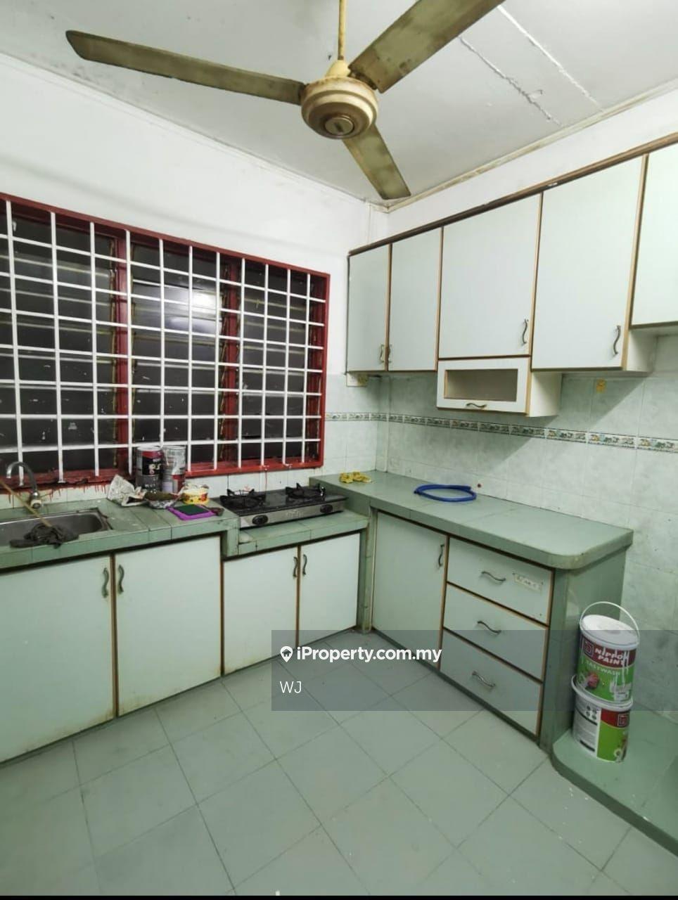Ground floor flat machang bubok, party furnish, done renovation