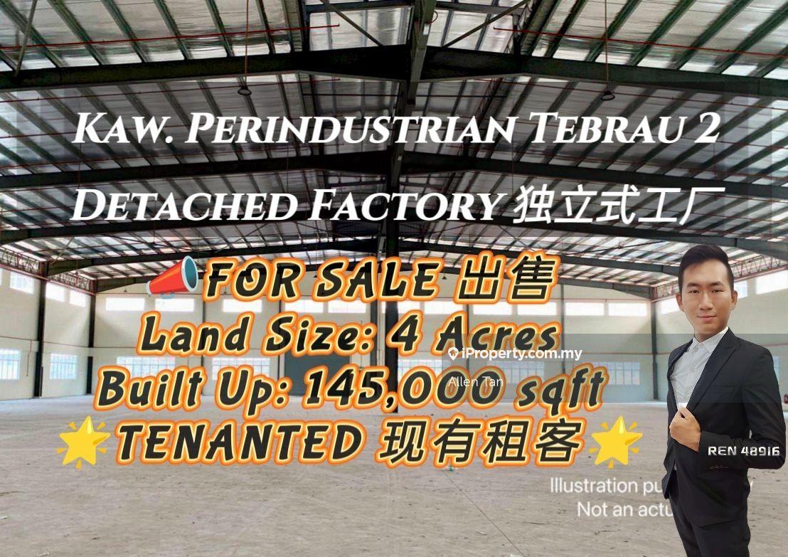 Tebrau Detached Factory For Sale 