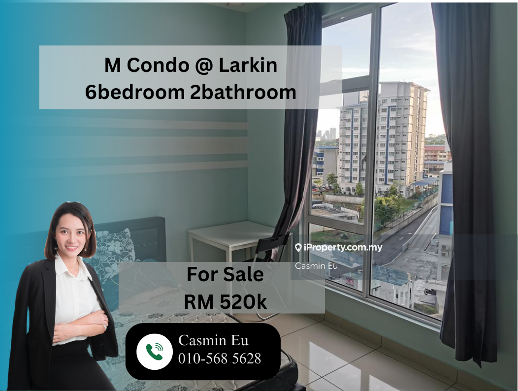 M Condo 6bed 2bath @ Larkin For Sale