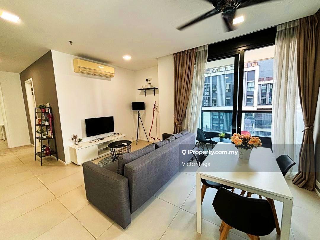 Below market price-Rare corner unit with balcony fully furnished