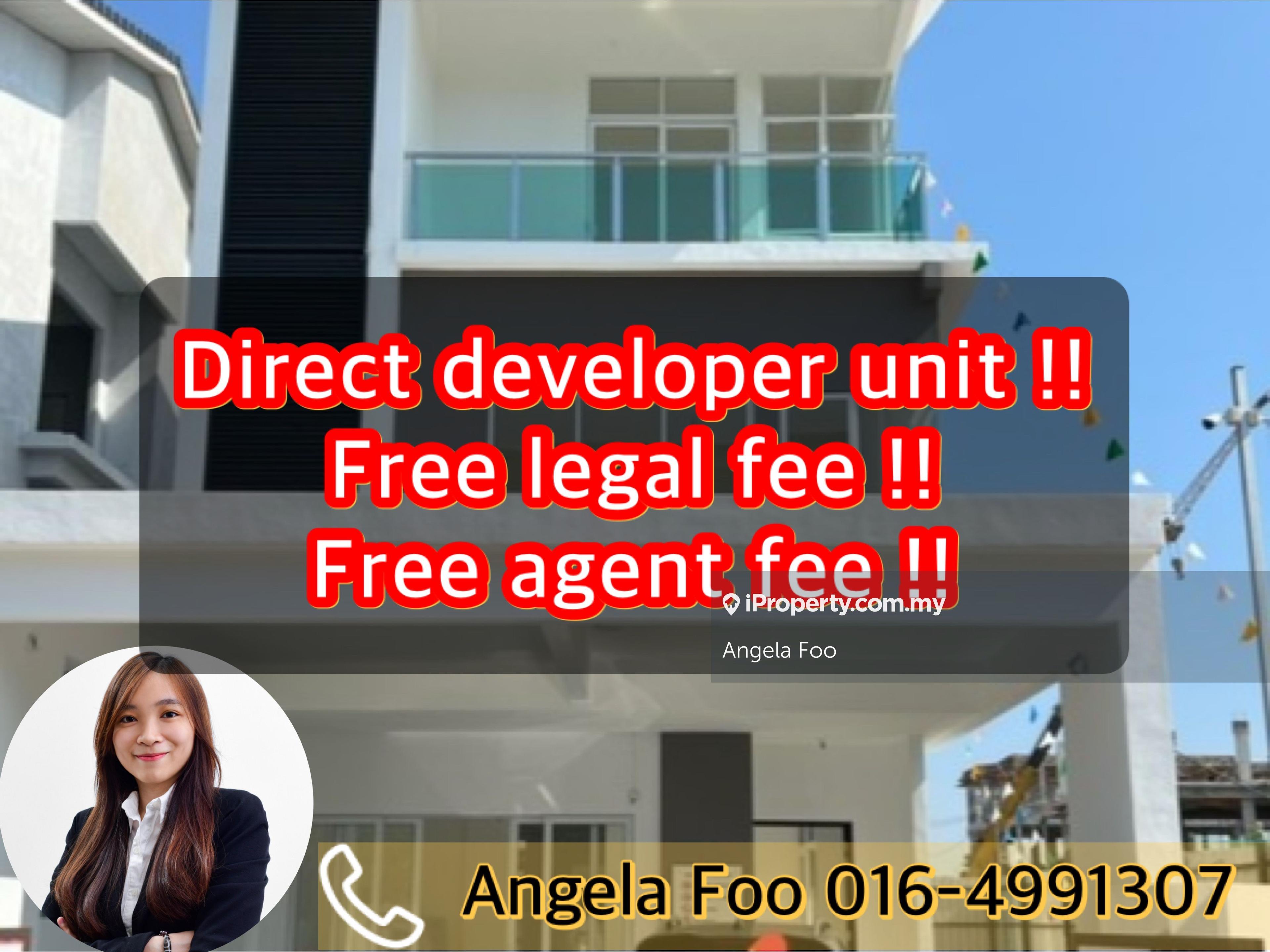 3 Storey Zero Lot Bungalow, Bukit Mertajam, Direct developer unit !