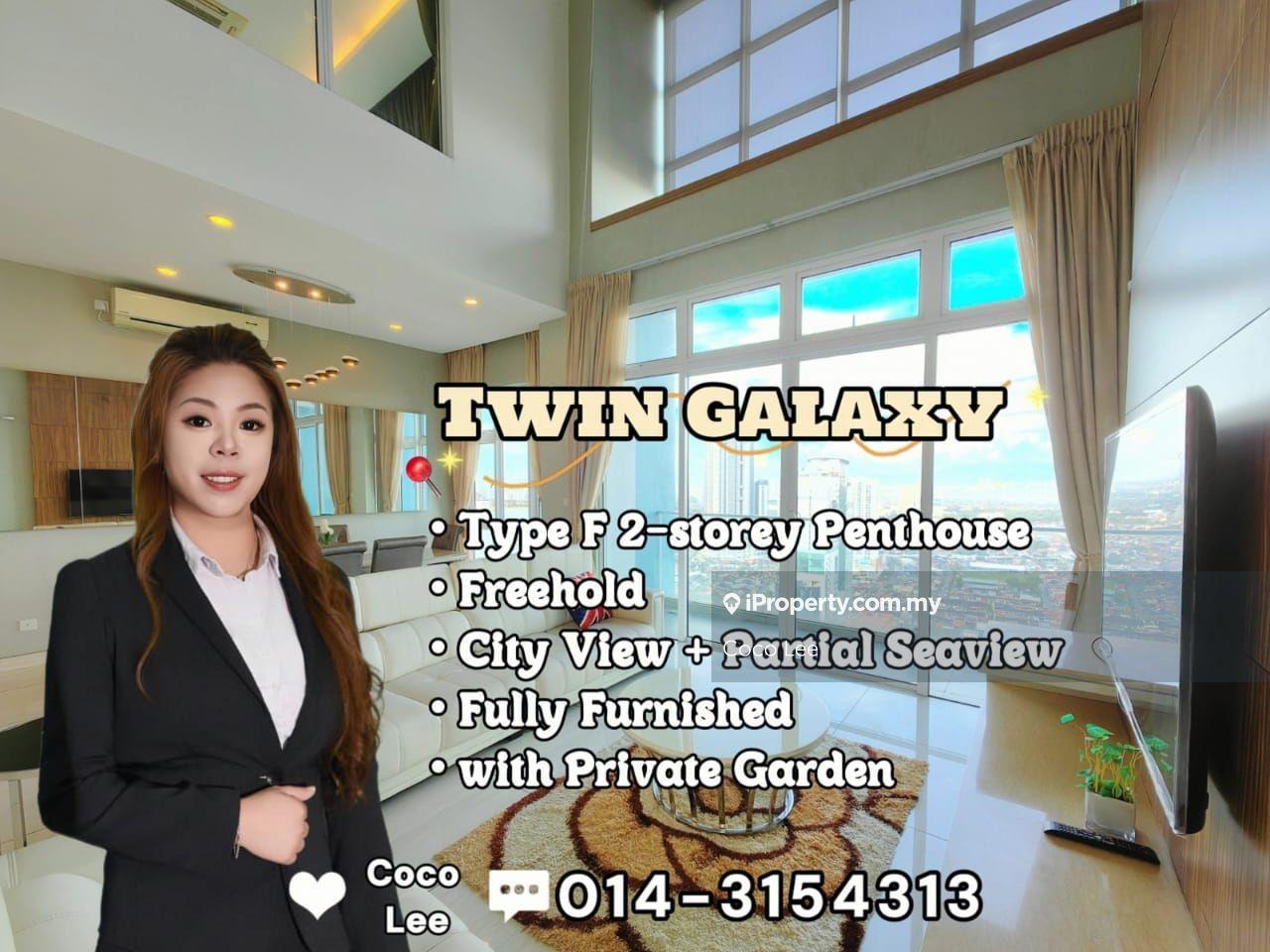 Twin Galaxy Penthouse @ Type F Fully Furnished 2-storey Penthouse